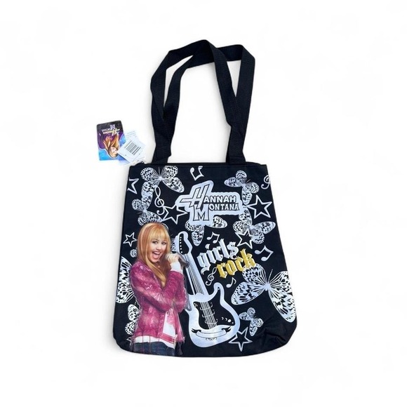 Disney Handbags - Deadstock Mini black + pink Hannah Montana tote bag
